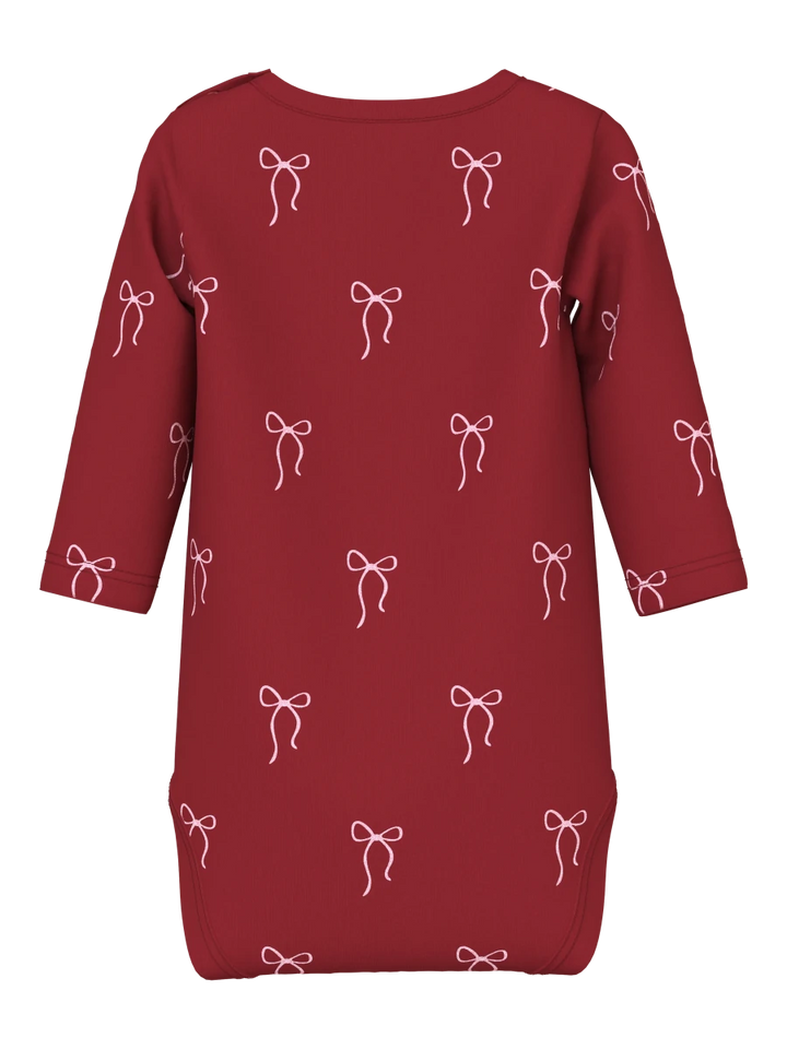 name it baby RATIA body - Red Dahlia | Torgunns Barneklær AS