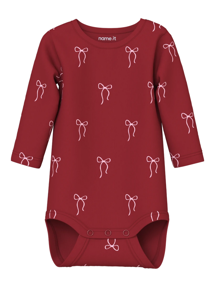 name it baby RATIA body - Red Dahlia | Torgunns Barneklær AS
