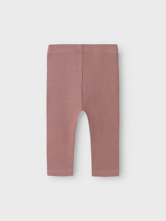 name it baby RAYA SLIM LEGGING - Twilight Mauve | Torgunns Barneklær AS