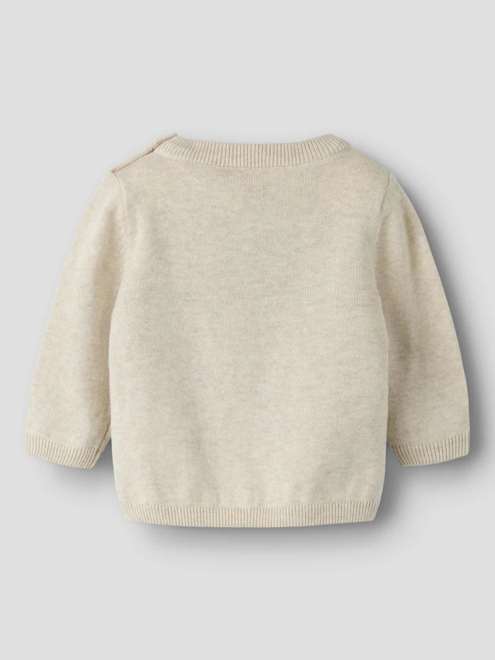 name it baby RISO strikkegenser - Peyote Melange | Torgunns Barneklær AS