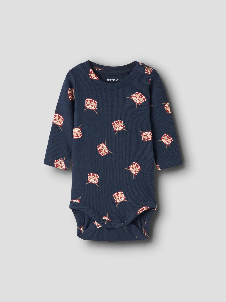 name it baby RISTMAS body - Navy Blazer | Trommer | Torgunns Barneklær AS