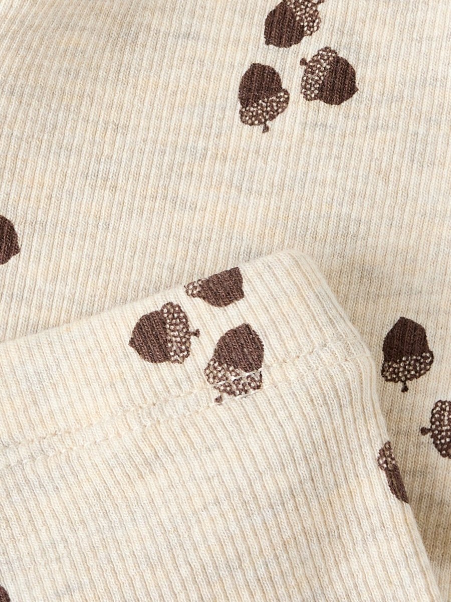 name it baby RITUS LEGGING - Peyote Melange | Torgunns Barneklær AS