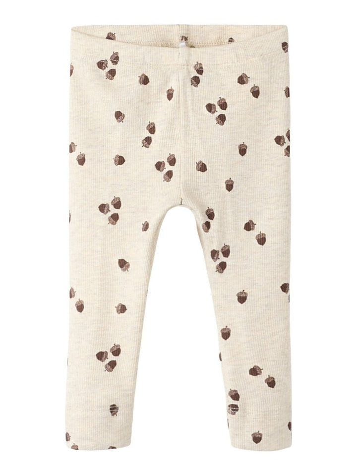 name it baby RITUS LEGGING - Peyote Melange | Torgunns Barneklær AS