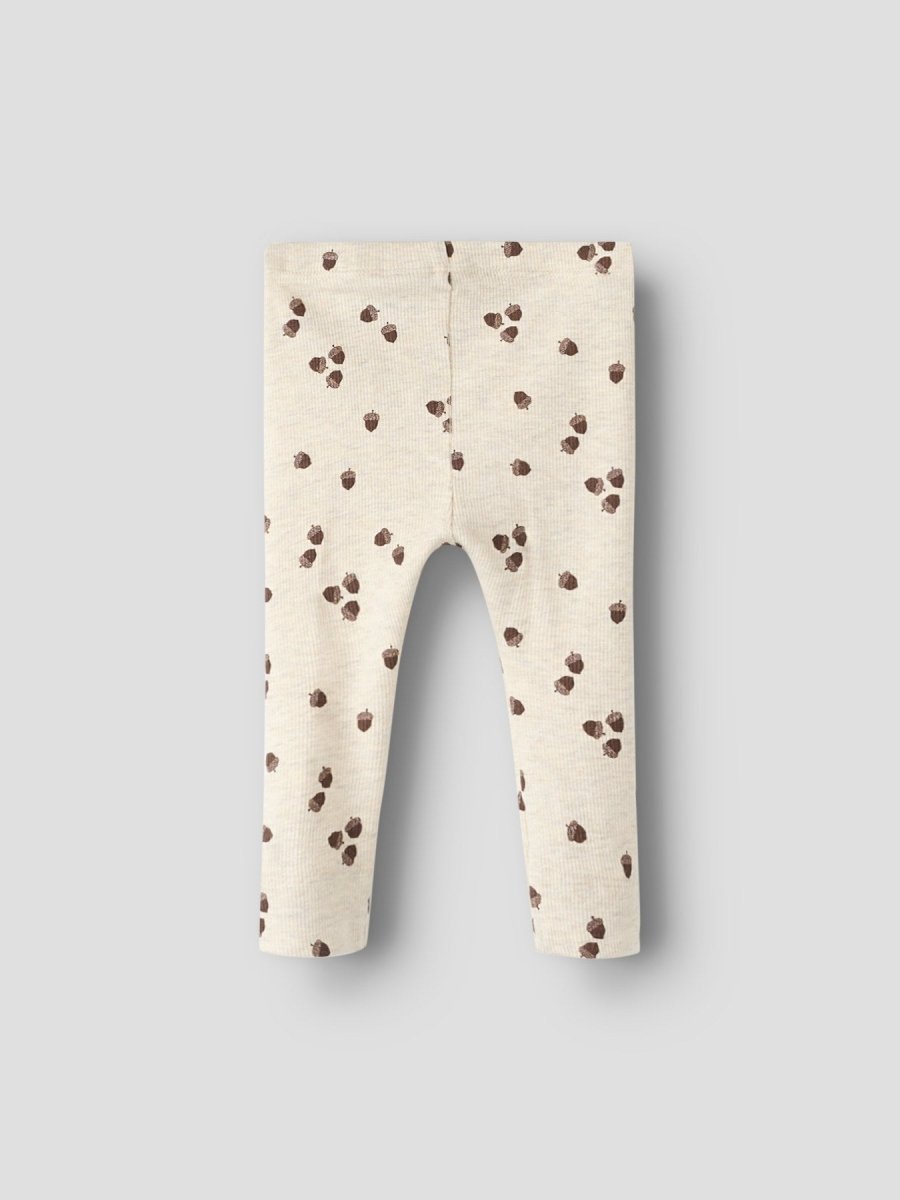name it baby RITUS LEGGING - Peyote Melange | Torgunns Barneklær AS