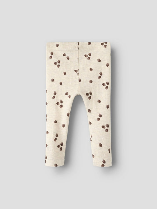 name it baby RITUS LEGGING - Peyote Melange | Torgunns Barneklær AS