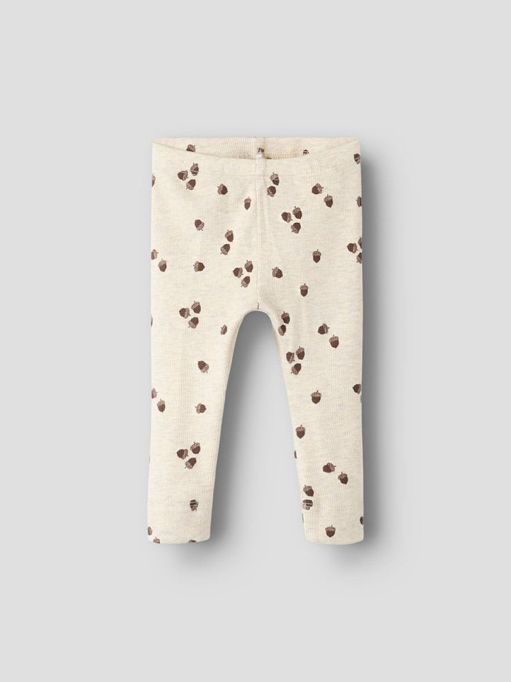 name it baby RITUS LEGGING - Peyote Melange | Torgunns Barneklær AS