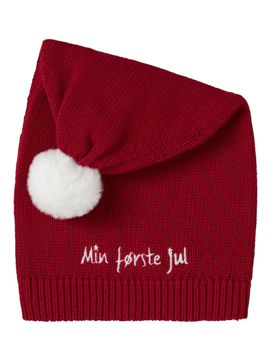 name it baby RIXMASINE NISSELUE - Min Første Jul (Jester Red) | Torgunns Barneklær AS
