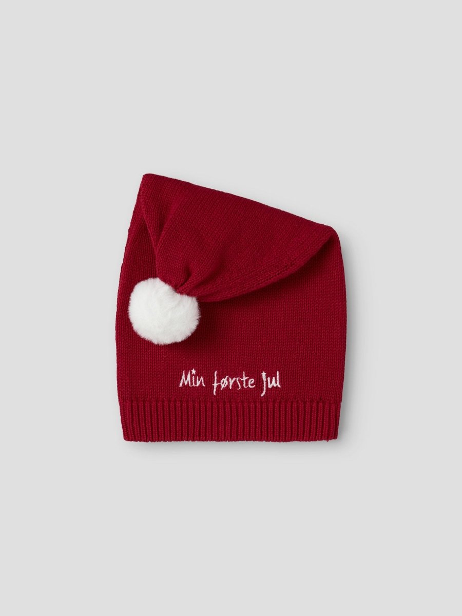 name it baby RIXMASINE NISSELUE - Min Første Jul (Jester Red) | Torgunns Barneklær AS