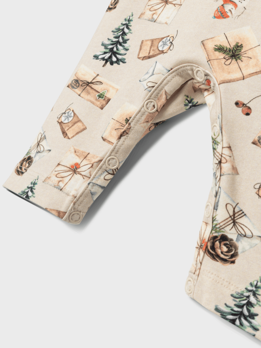 name it baby ROCCOS NIGHT SUIT - Peyote Melange | Torgunns Barneklær AS