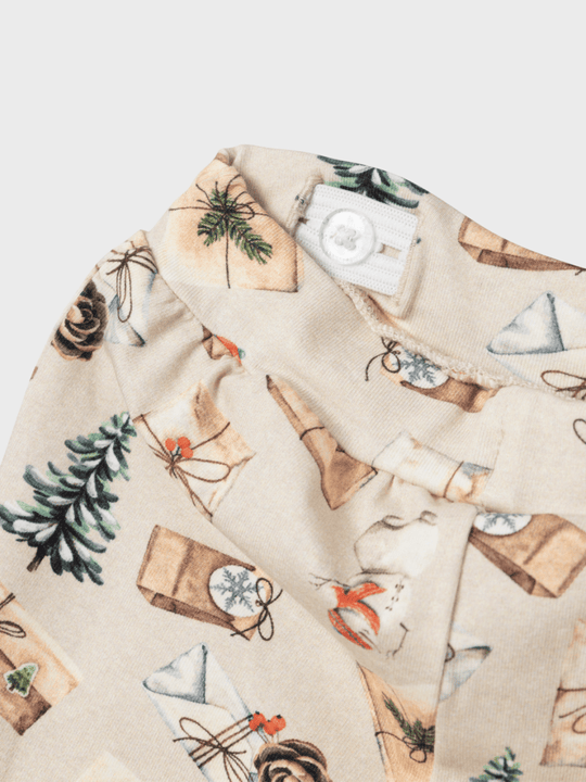 name it baby ROCCOS PANT - Peyote Melange | Torgunns Barneklær AS