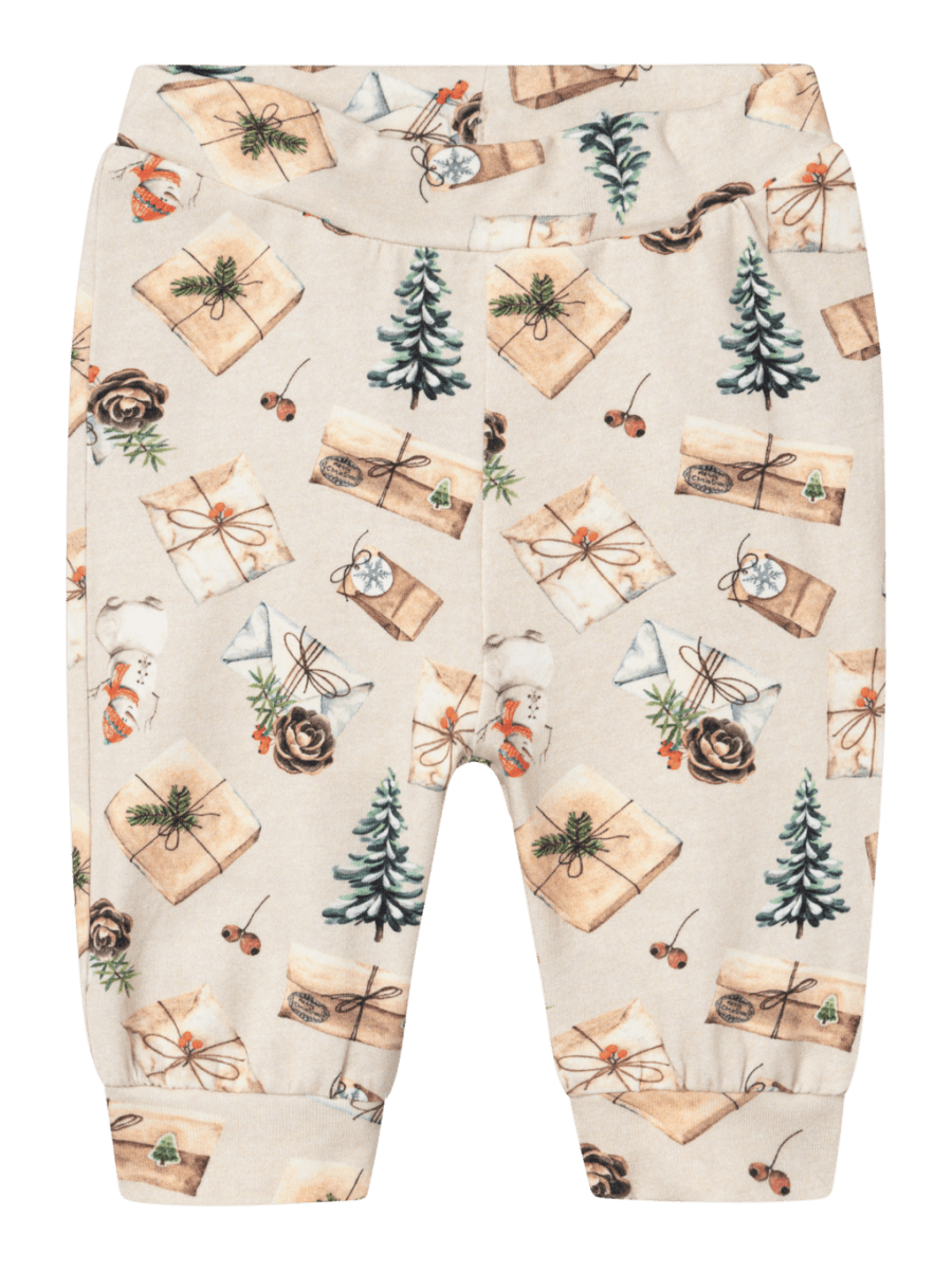 name it baby ROCCOS PANT - Peyote Melange | Torgunns Barneklær AS