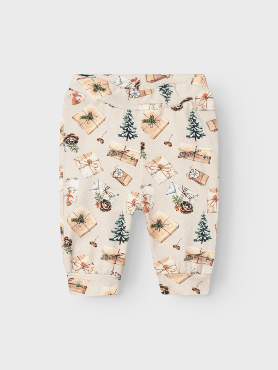 name it baby ROCCOS PANT - Peyote Melange | Torgunns Barneklær AS