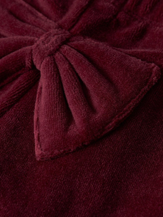 name it baby ROXY VEL LEGGING - Burgundy | Torgunns Barneklær AS