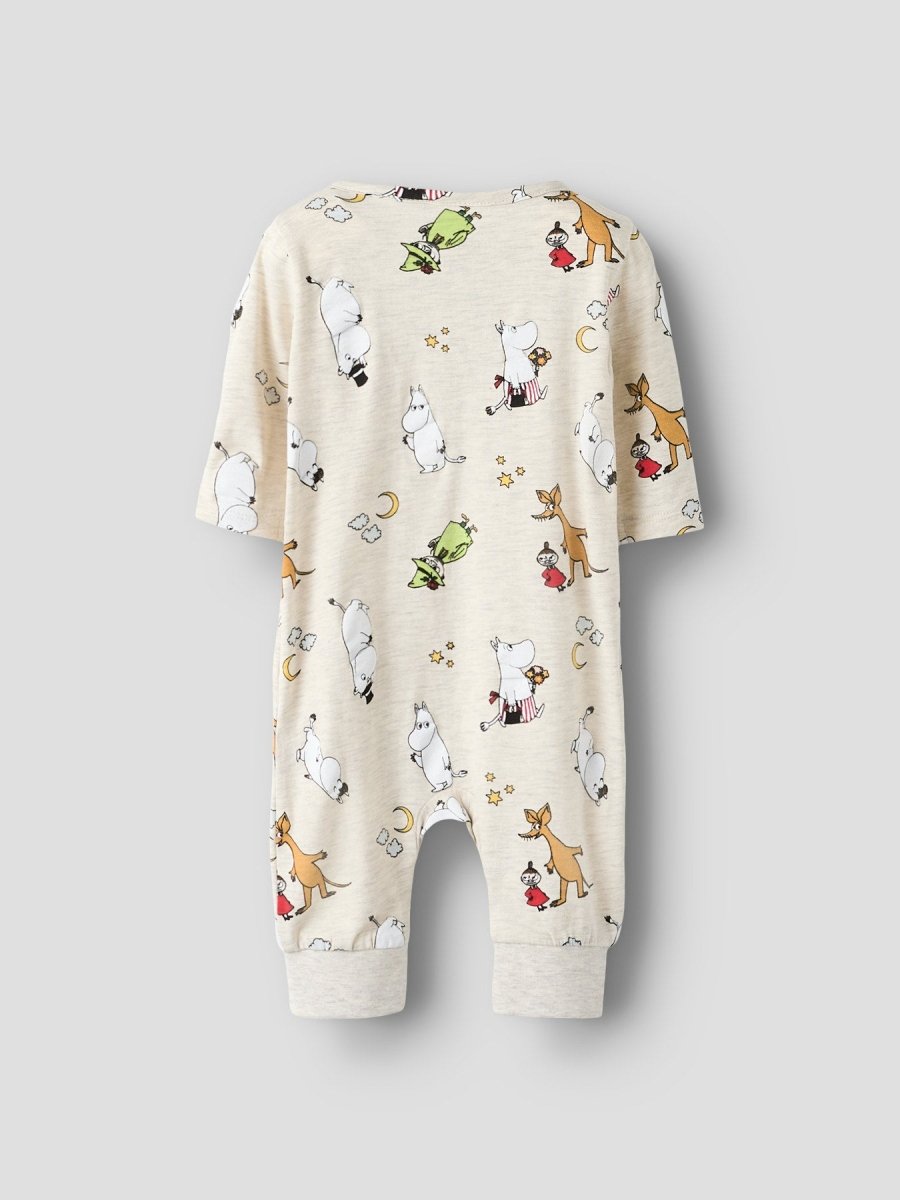 name it baby SELPER MOOMIN LS NIGHTSUIT - Peyote Melange | Torgunns Barneklær AS