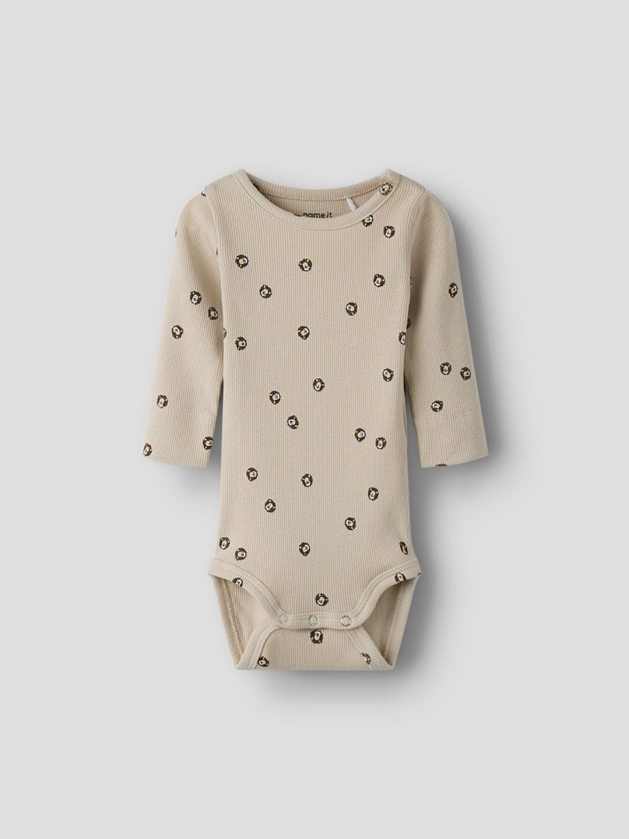name it baby SILASU LS BODY - Peyote | Torgunns Barneklær AS