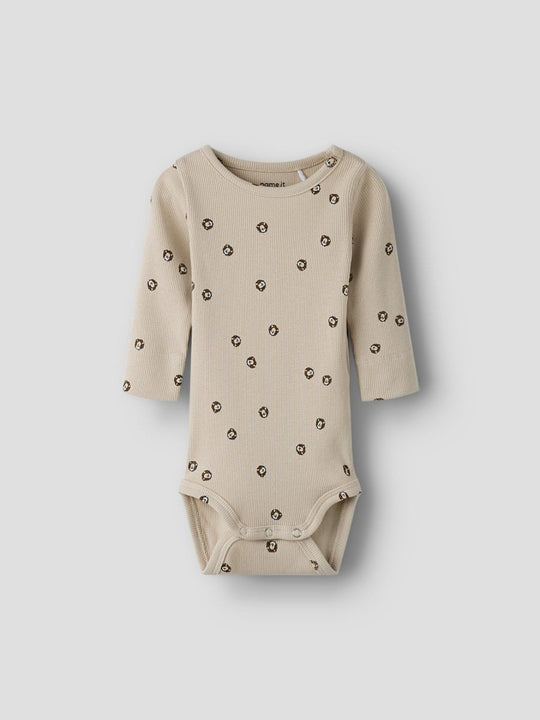 name it baby SILASU LS BODY - Peyote | Torgunns Barneklær AS