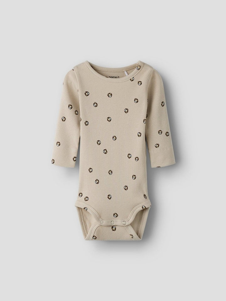name it baby SILASU LS BODY - Peyote | Torgunns Barneklær AS