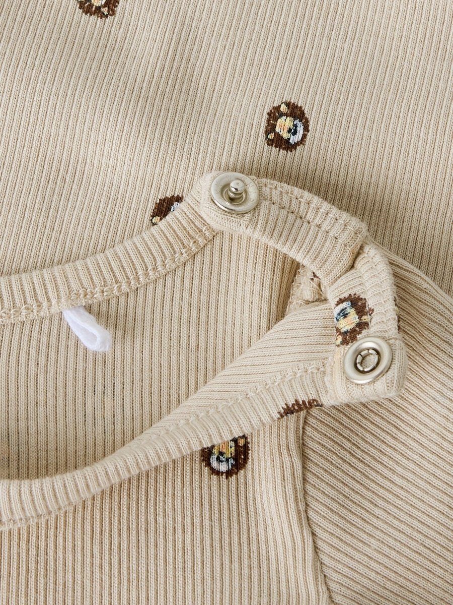 name it baby SILASU LS BODY - Peyote | Torgunns Barneklær AS