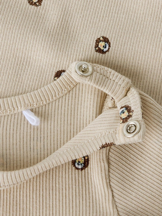 name it baby SILASU LS BODY - Peyote | Torgunns Barneklær AS