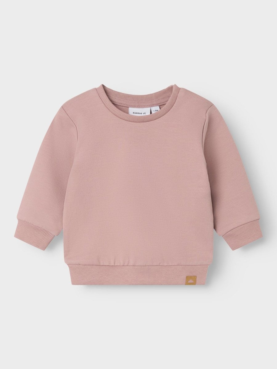 name it baby TAKKI LS SWEAT NOOS - Deauville Mauve | Torgunns Barneklær AS