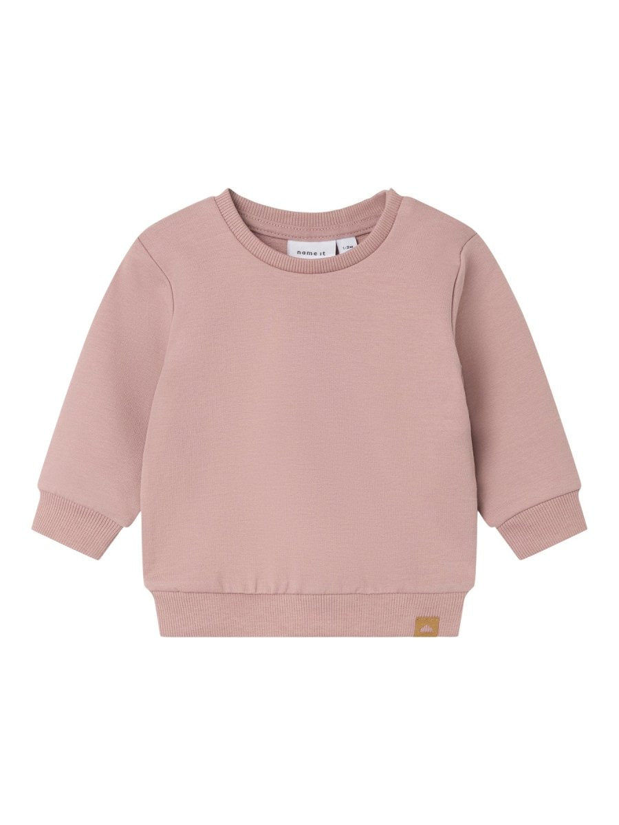 name it baby TAKKI LS SWEAT NOOS - Deauville Mauve | Torgunns Barneklær AS