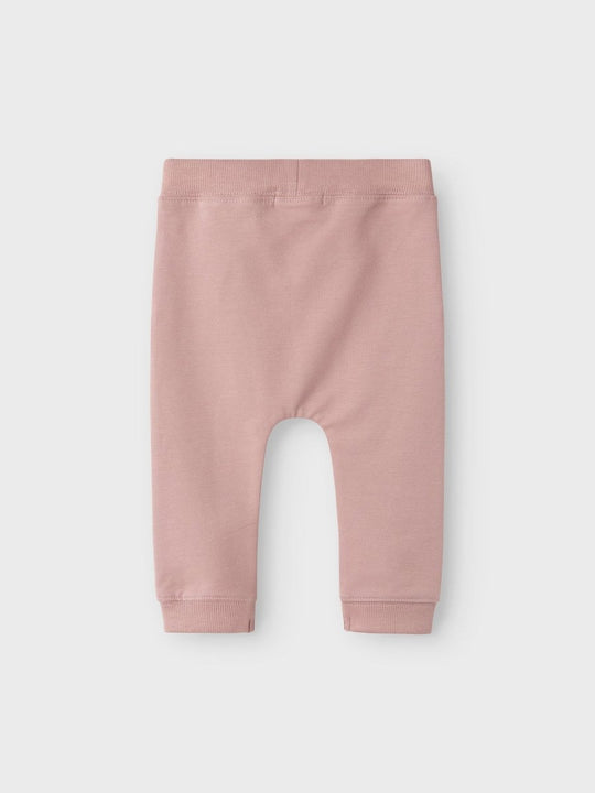 name it baby TAKKI SWEAT PANT NOOS - Deauville Mauve | Torgunns Barneklær AS
