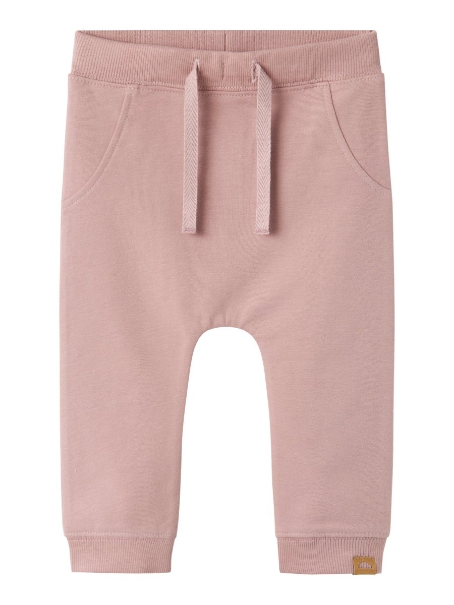 name it baby TAKKI SWEAT PANT NOOS - Deauville Mauve | Torgunns Barneklær AS