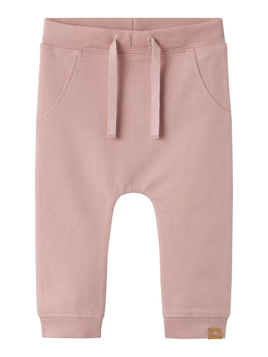 name it baby TAKKI SWEAT PANT NOOS - Deauville Mauve | Torgunns Barneklær AS