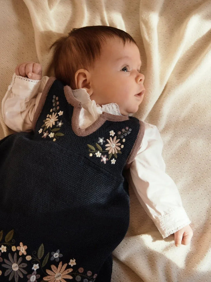 name it baby TEEN KNIT SPENCER Festdrakt – Dark Sapphire | Torgunns Barneklær AS