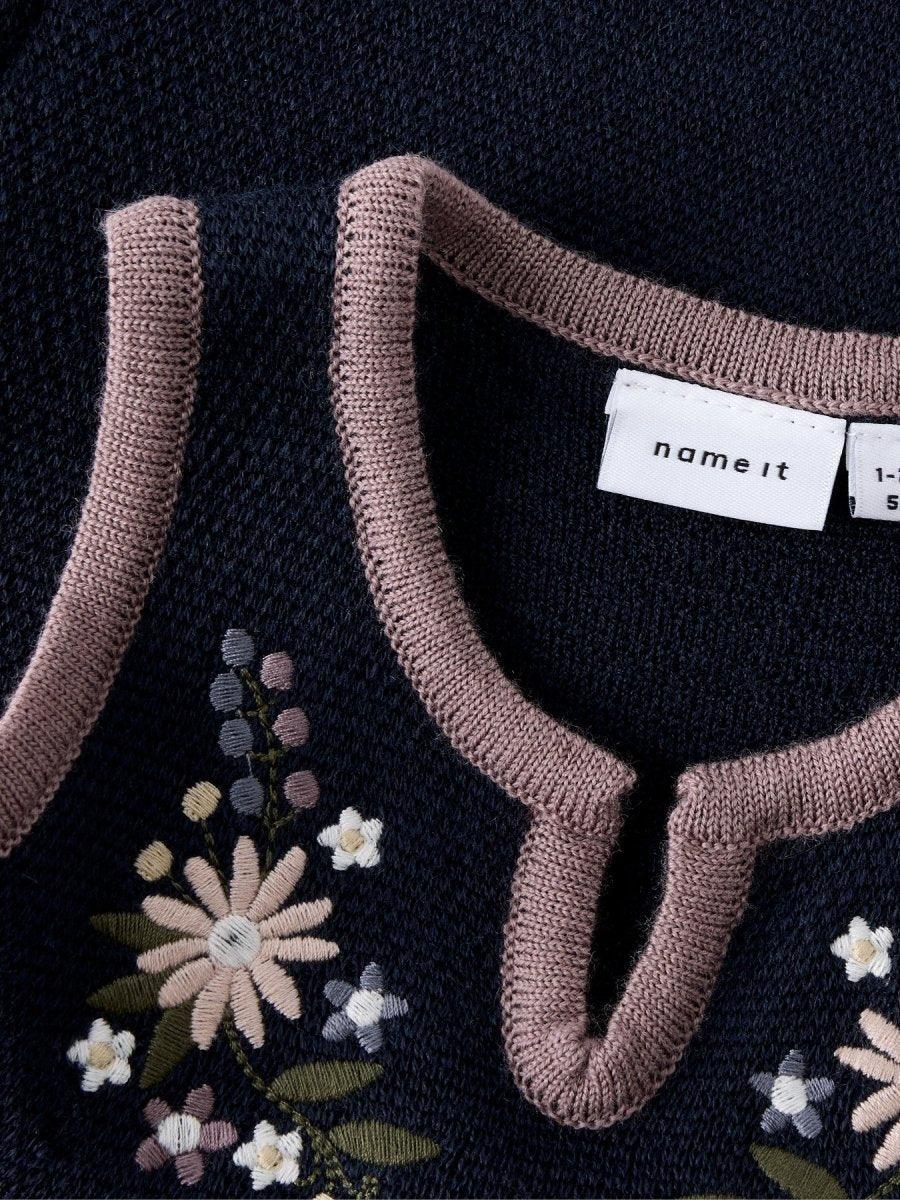 name it baby TEEN KNIT SPENCER Festdrakt – Dark Sapphire | Torgunns Barneklær AS
