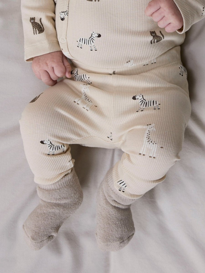 name it baby TOLLA LEGGING - Summer Sand | Torgunns Barneklær AS