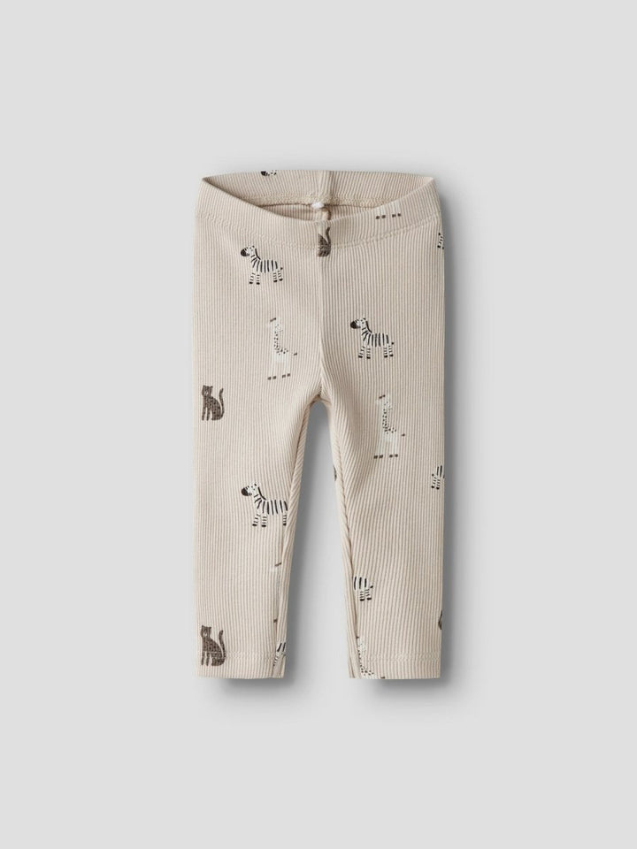name it baby TOLLA LEGGING - Summer Sand | Torgunns Barneklær AS