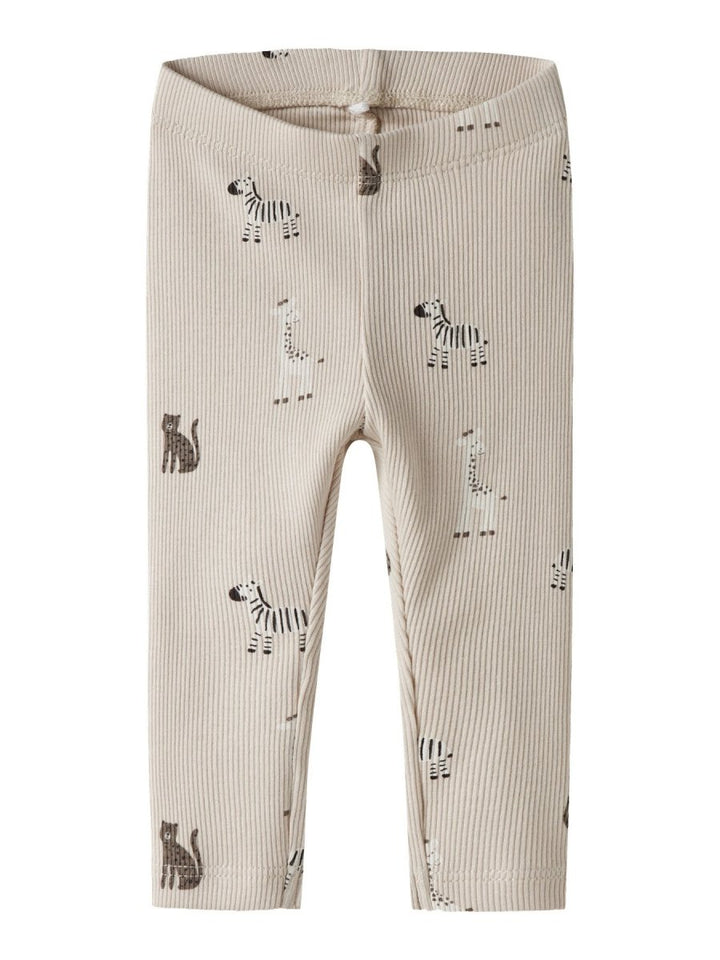 name it baby TOLLA LEGGING - Summer Sand | Torgunns Barneklær AS