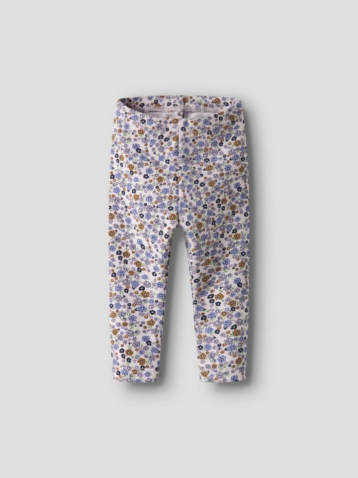 name it baby TULINE LEGGING - Lilac Marble | Torgunns Barneklær AS