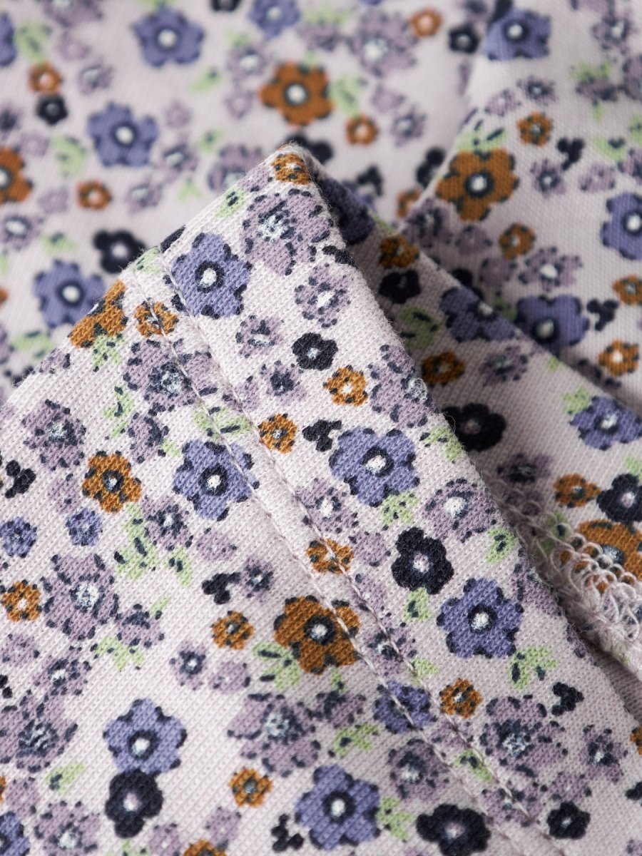 name it baby TULINE LEGGING - Lilac Marble | Torgunns Barneklær AS