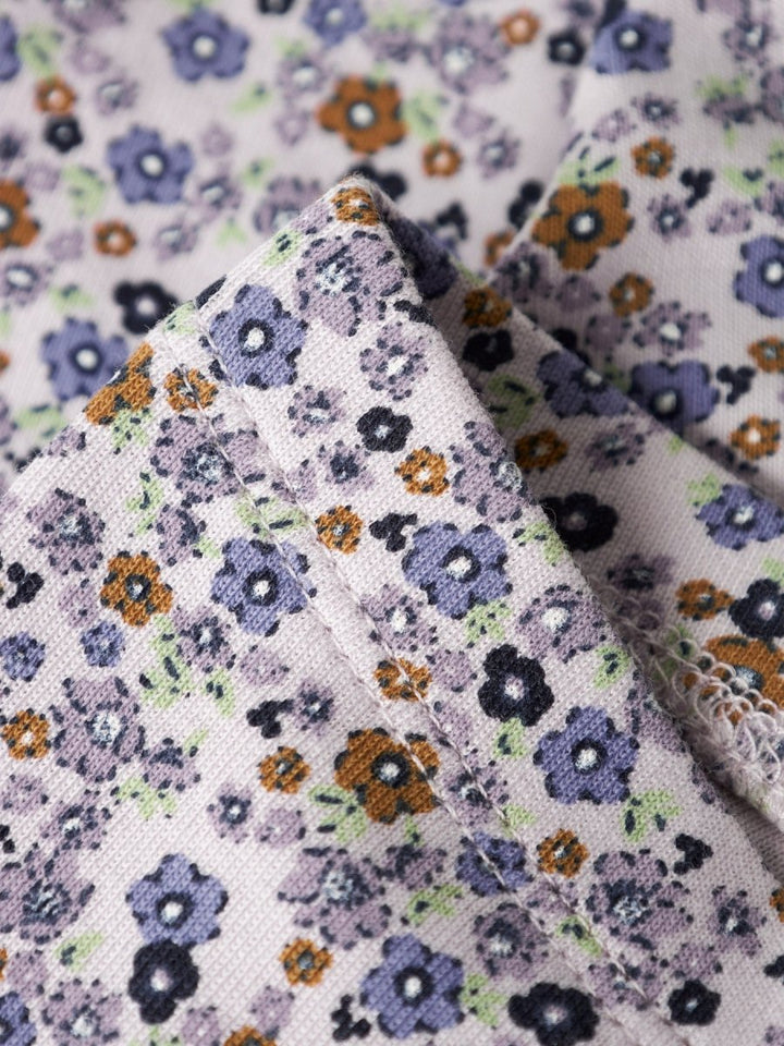 name it baby TULINE LEGGING - Lilac Marble | Torgunns Barneklær AS