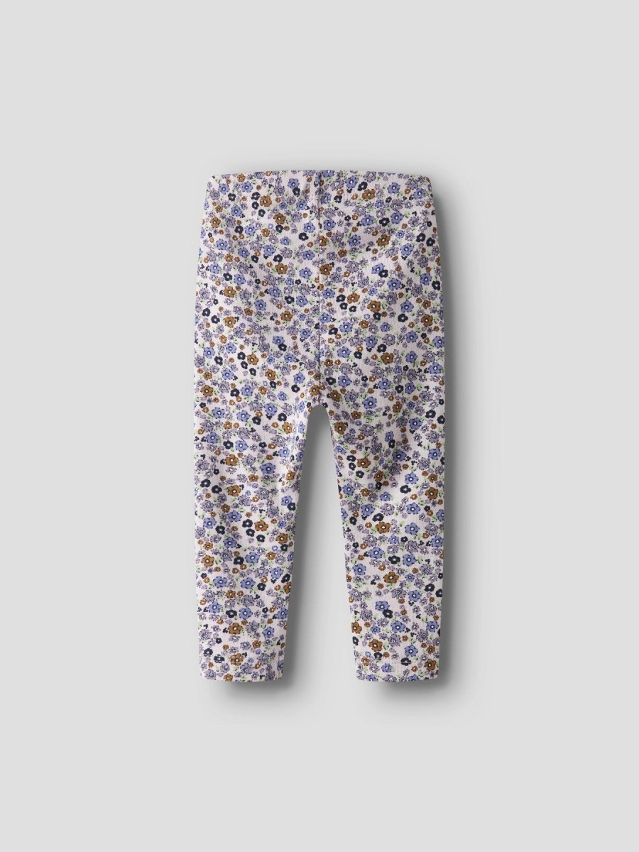 name it baby TULINE LEGGING - Lilac Marble | Torgunns Barneklær AS
