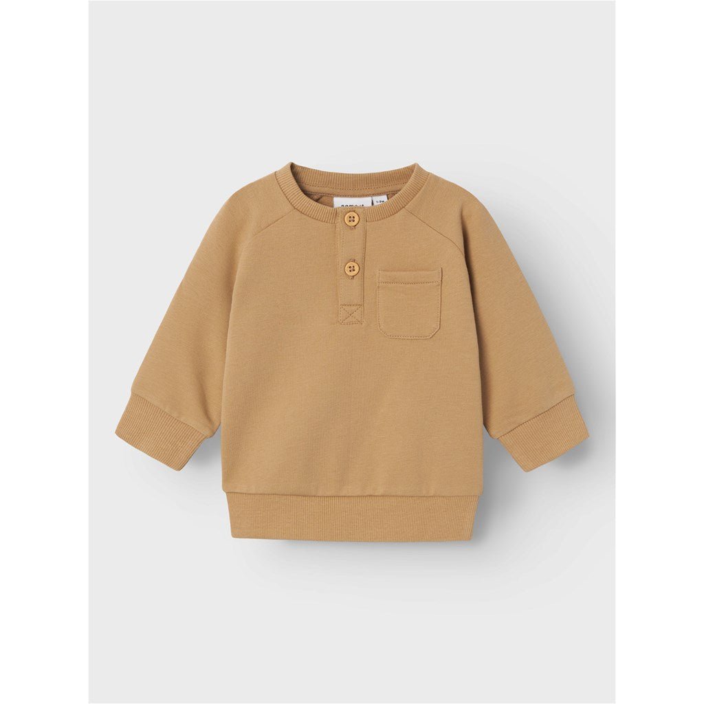 name it baby TYCAN LS SWEAT - Tannin | Torgunns Barneklær AS