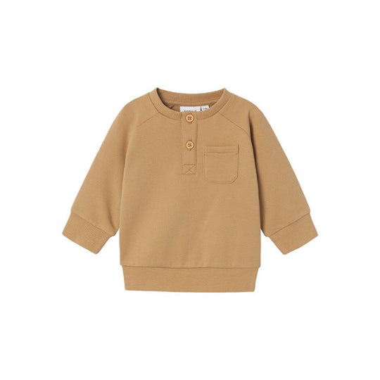 name it baby TYCAN LS SWEAT - Tannin | Torgunns Barneklær AS