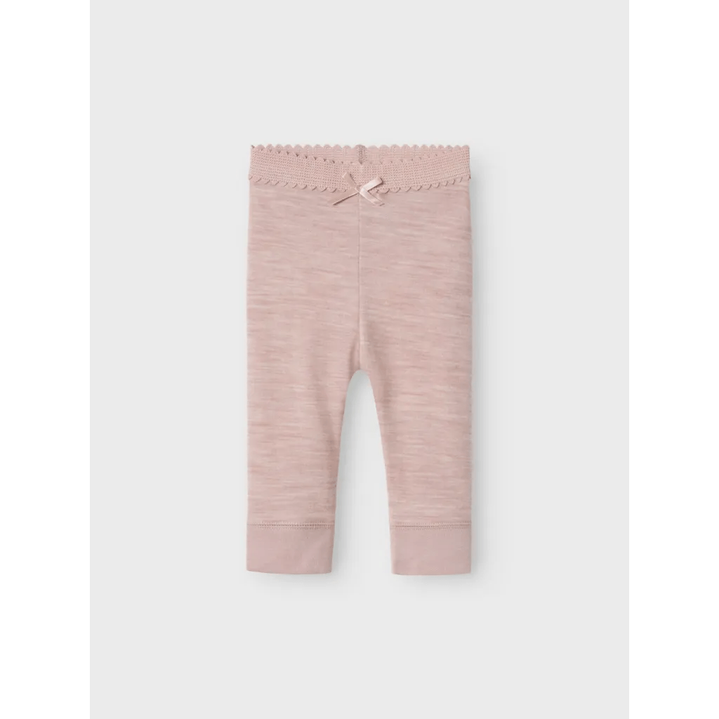 name it baby ULL/BAMBUS | WYLA LEGGING - Shadow Gray | Torgunns Barneklær AS