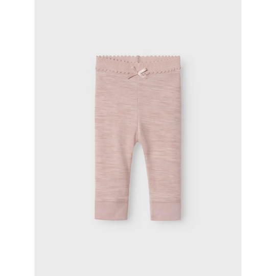 name it baby ULL/BAMBUS | WYLA LEGGING - Shadow Gray | Torgunns Barneklær AS