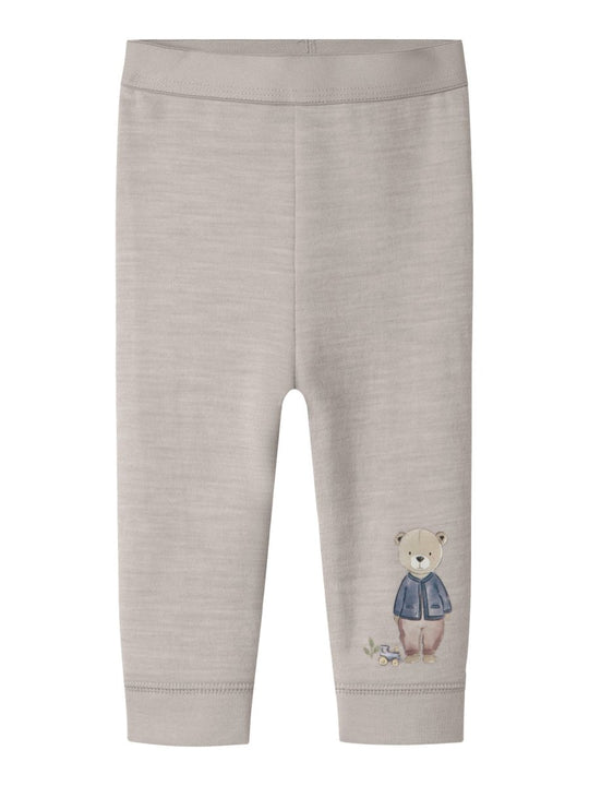 name it baby ULL/BOMULL WUP LEGGING - Nacreous Cloud | Torgunns Barneklær AS