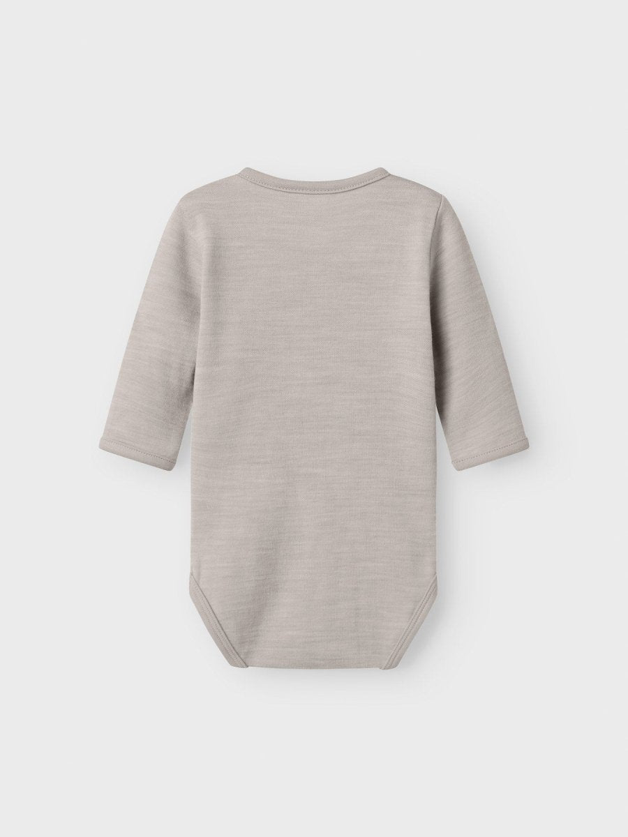 name it baby ULL/BOMULL WUP LS BODY - Nacreous Cloud | Torgunns Barneklær AS