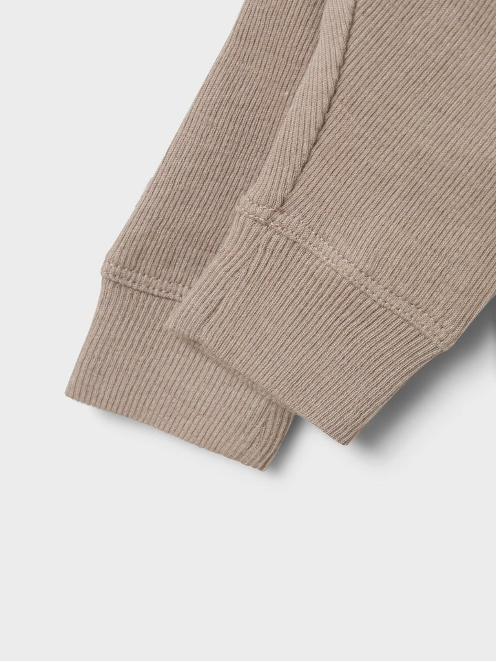 name it baby ULL/SILKE WOSSA RIB LONGJOHN - Satellite | Torgunns Barneklær AS