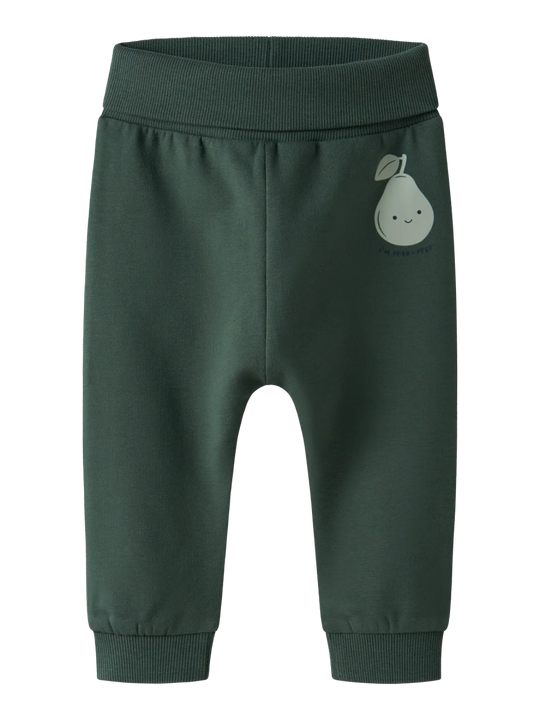 name it baby VONNE SWEAT PANT - Garden Topiary | Pear | Torgunns Barneklær AS