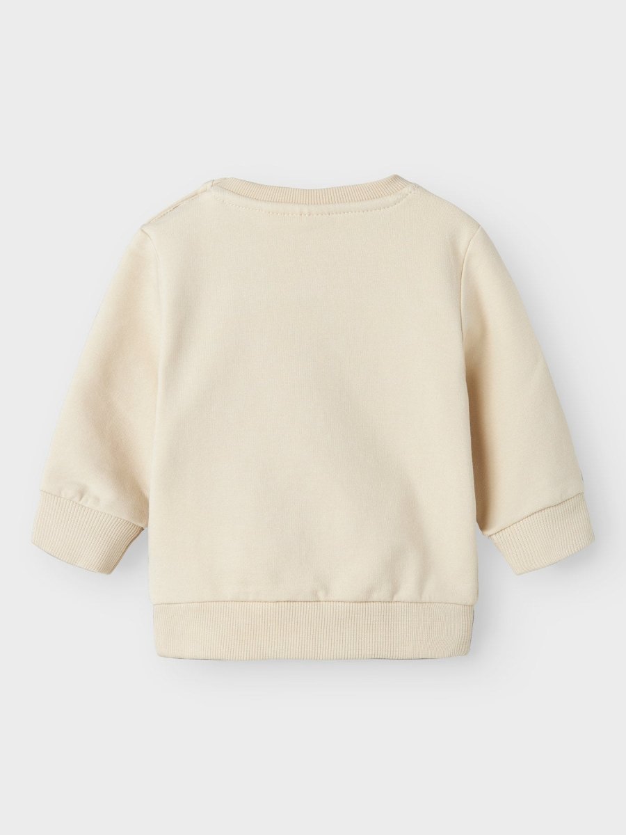 name it baby VRILLIE LS SWEAT - Summer Sand | Hearts | Torgunns Barneklær AS