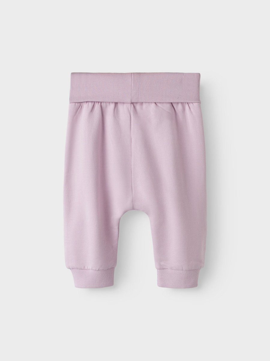 name it baby VRILLIE SWEAT PANT - Winsome Orchid | Bow | Torgunns Barneklær AS