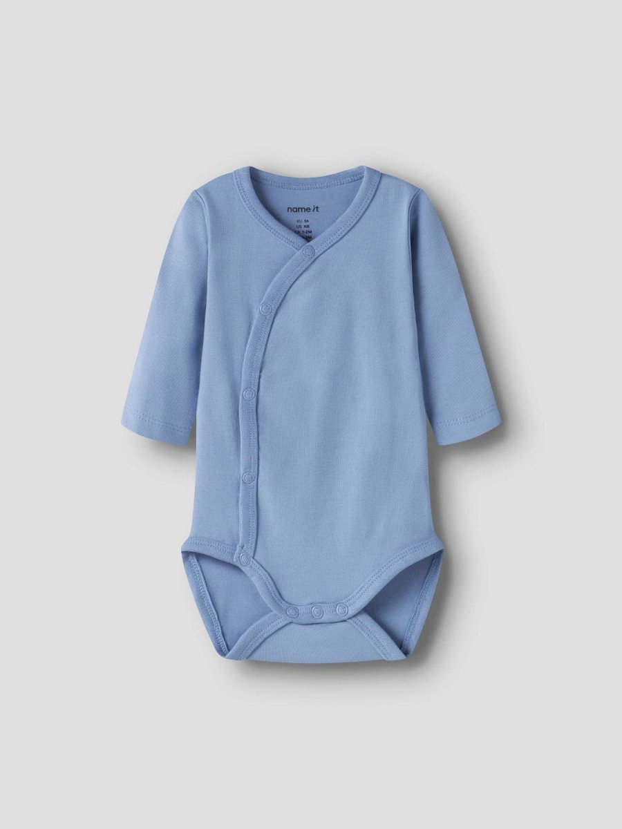 name it baby VROLLE LS WRAP BODY SET - Endless Sky | Pumice Stone | Torgunns Barneklær AS