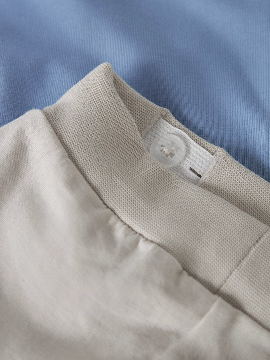 name it baby VROLLE LS WRAP BODY SET - Endless Sky | Pumice Stone | Torgunns Barneklær AS