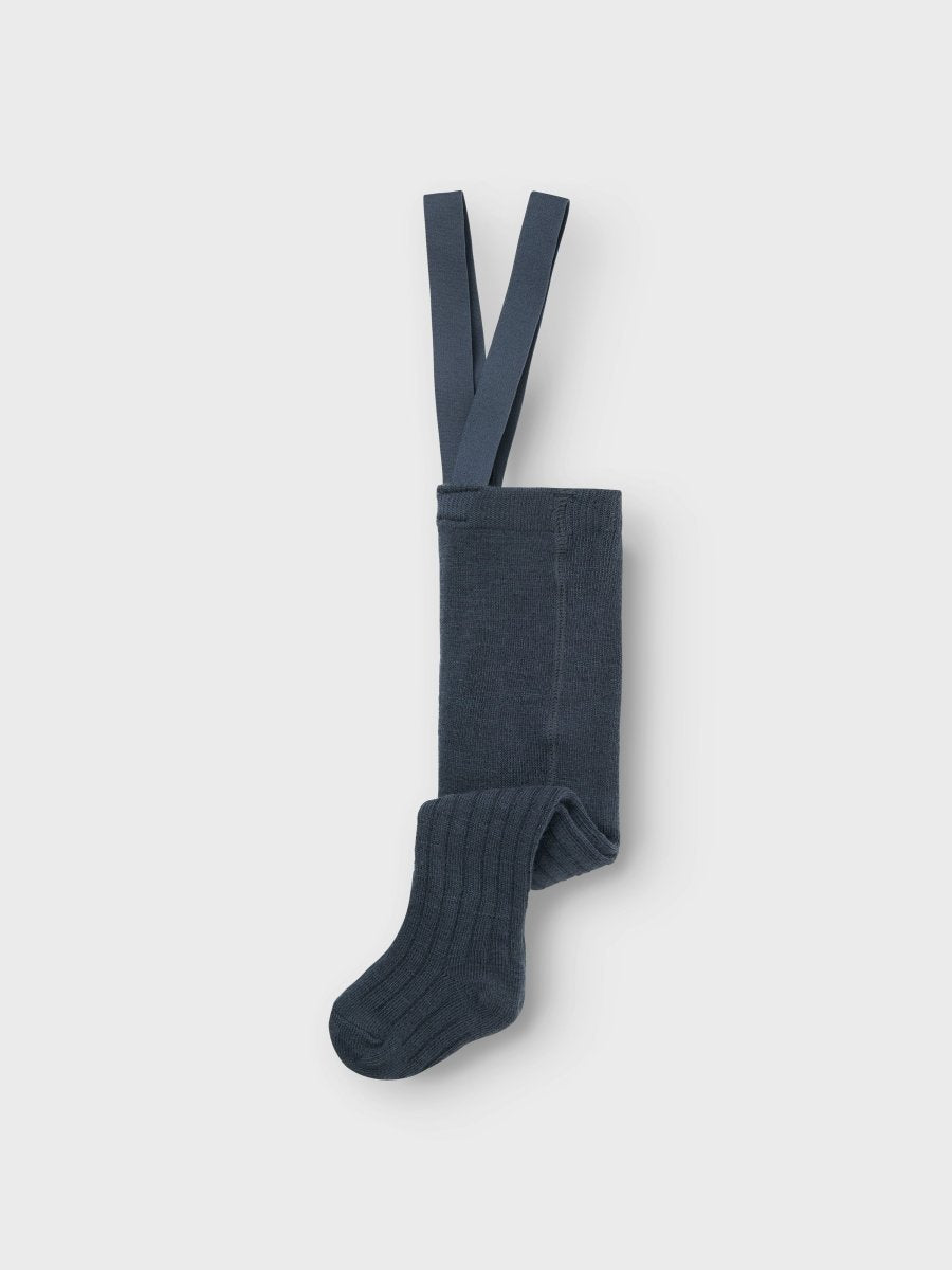 name it baby WAKMA WO/BL RIB PANTYHOSE W/SUS - Ombre Blue | Torgunns Barneklær AS